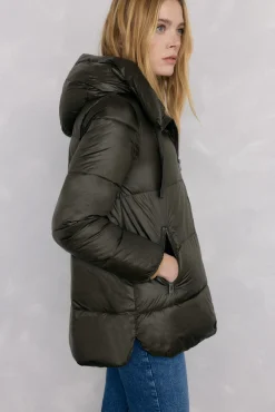 Parka curta capuz