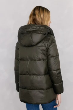 Parka curta capuz