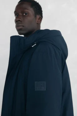 Parka curta capuz
