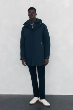 Parka curta capuz