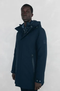 Parka curta capuz