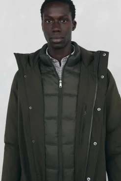Parka curta capuz