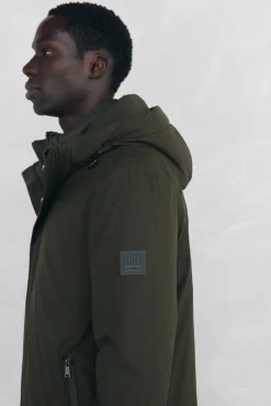 Parka curta capuz
