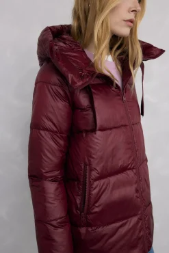 Parka curta capuz