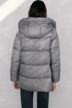 Parka curta capuz