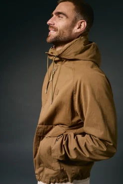 Parka curta de algodão