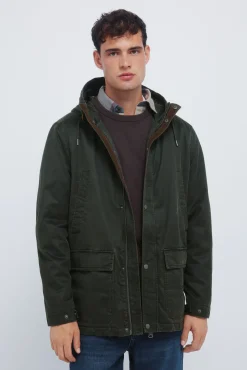 Parka de algodão
