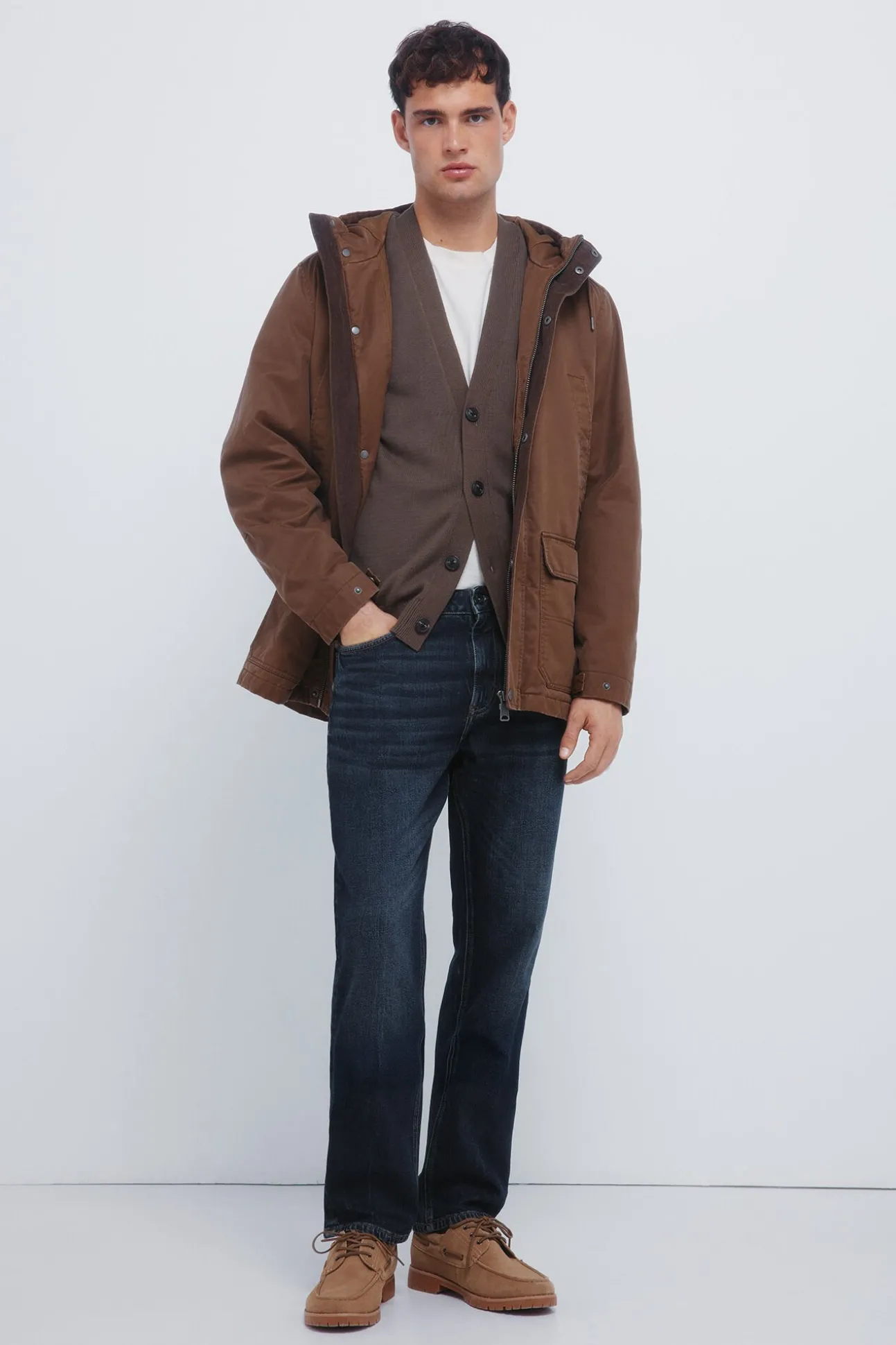 Parka de algodão