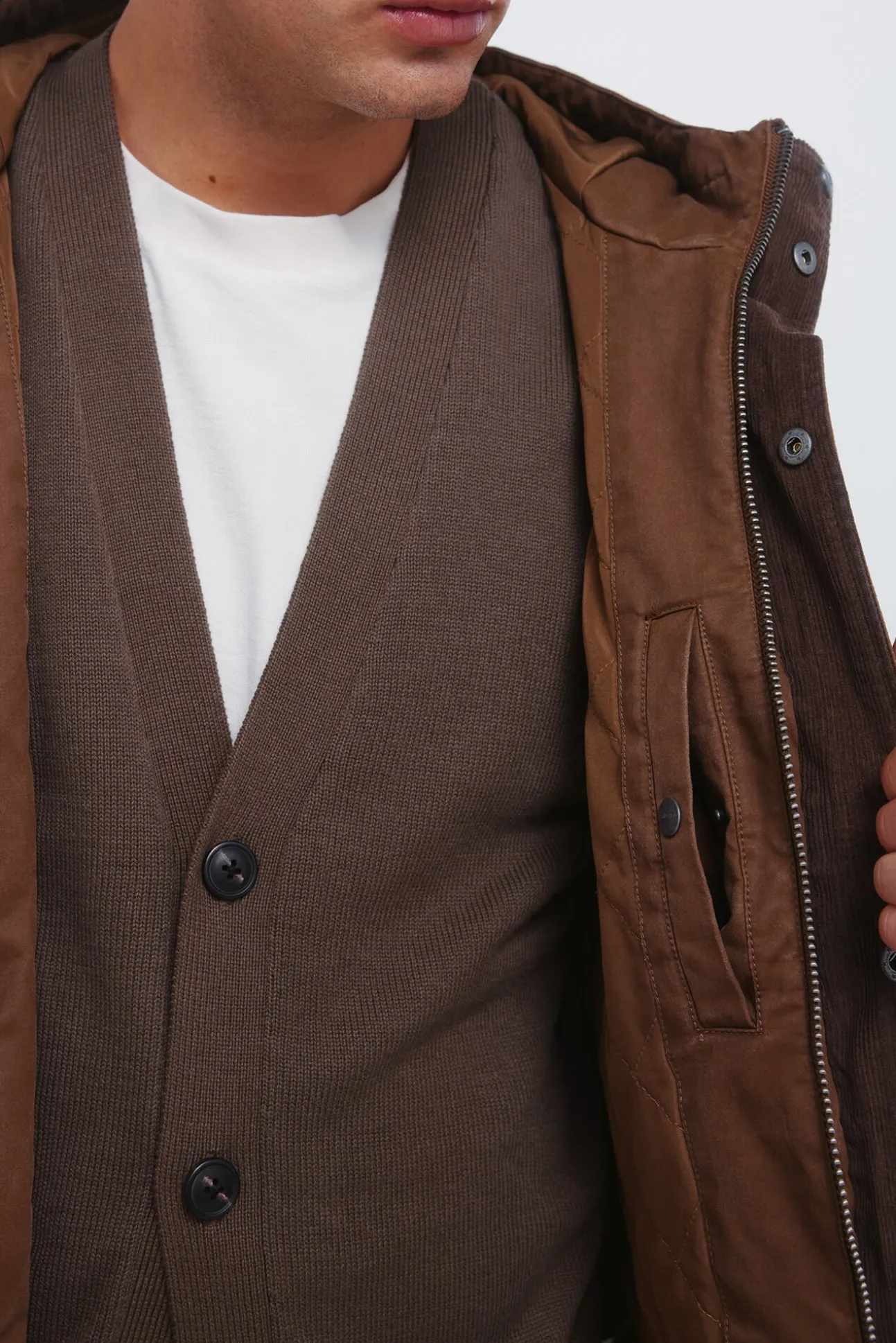 Parka de algodão