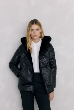 Parka de pele reversível