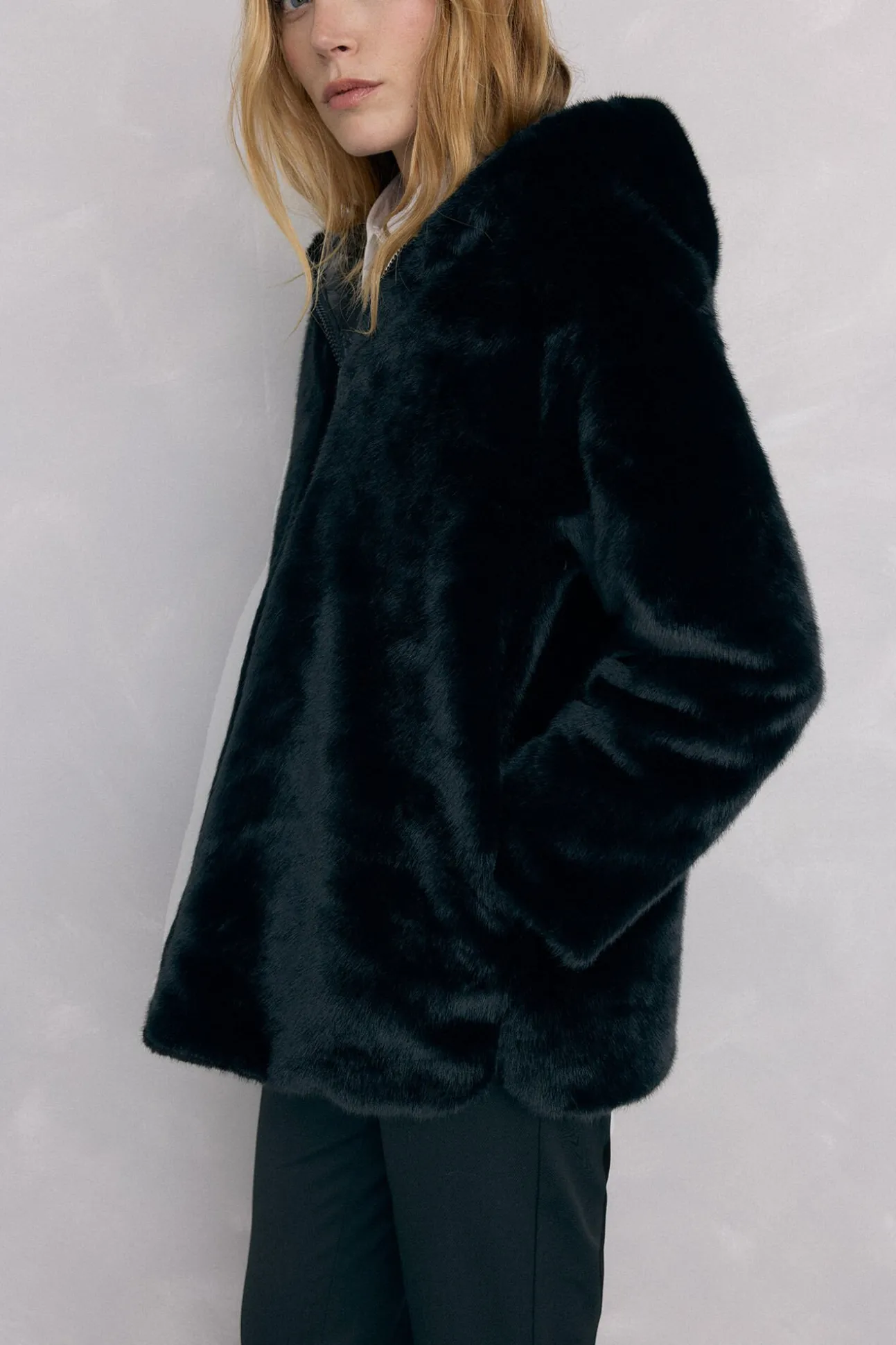 Parka de pele reversível