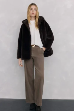 Parka de pele reversível