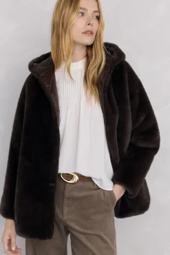 Parka de pele reversível