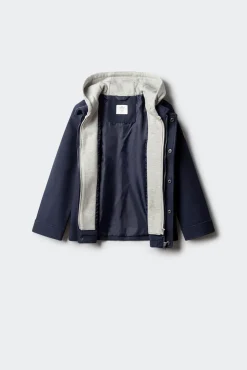 Parka de tecido infantil