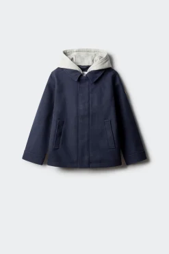 Parka de tecido infantil