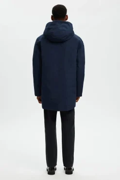 Parka impermeável com capuz