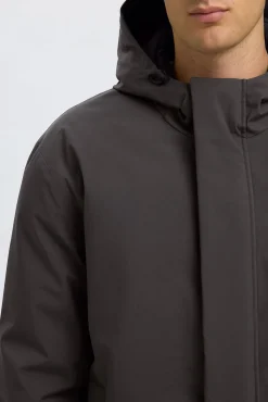 Parka impermeável com capuz
