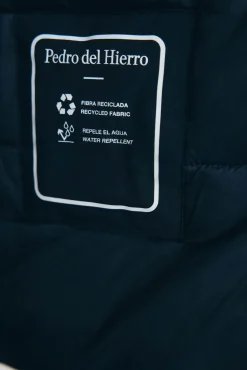 Parka longa com capuz e vista