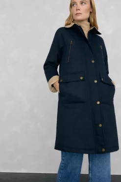 Parka longa encerada