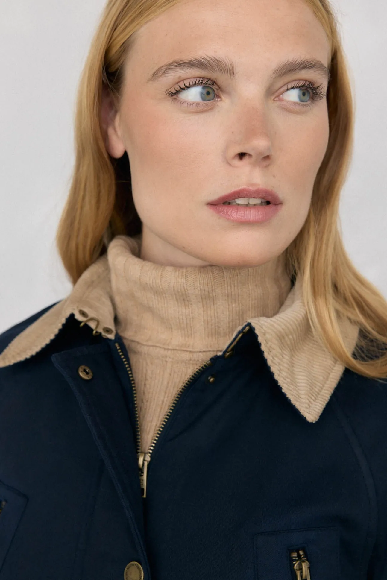 Parka longa encerada