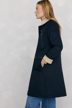 Parka longa encerada