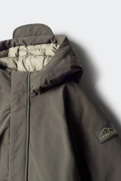 Parka marrom para criança