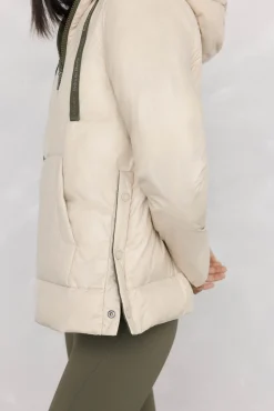 Parka reversível capuz
