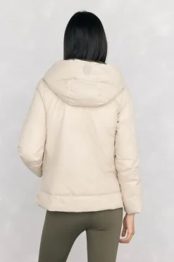 Parka reversível capuz