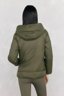 Parka reversível capuz