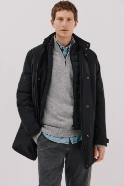 Parka técnica com vistas removíveis