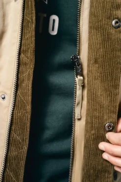 Parka tecido efeito encerado