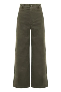 Paulette. Calça de perna larga