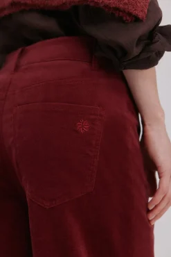 Paulette. Calça de perna larga