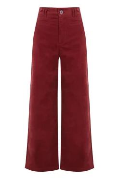 Paulette. Calça de perna larga