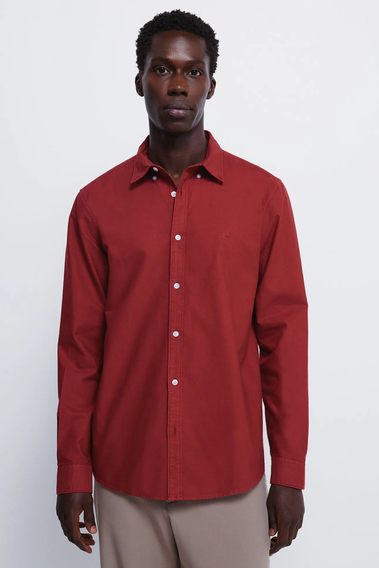 Peça oxford tingida