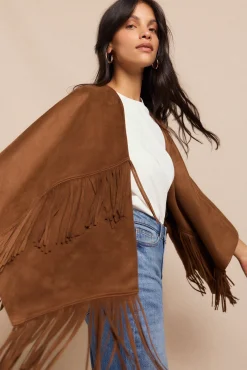 pele poncho de pele sintética