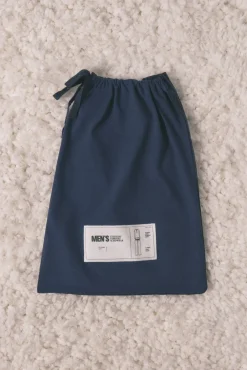 Pijama comprido, 100% algodão, xadrez azul