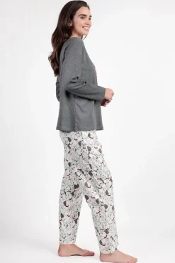 Pijama comprido 101 Dálmatas para mulher