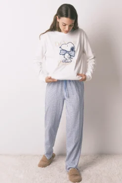 Pijama comprido algodão Snoopy