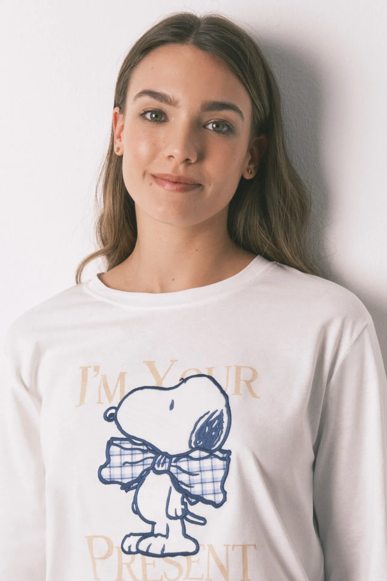 Pijama comprido algodão Snoopy