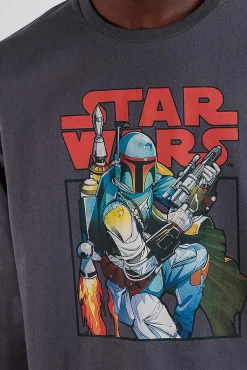 Pijama comprido Boba Fett para homem