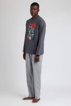 Pijama comprido Boba Fett para homem