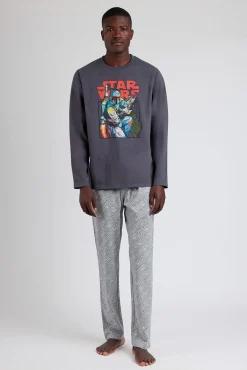 Pijama comprido Boba Fett para homem