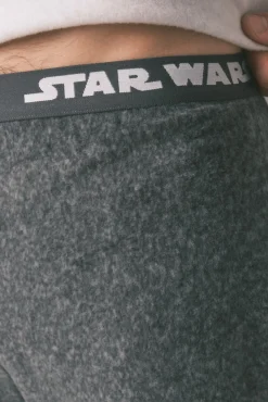 Pijama comprido cinza masculino polar Star Wars