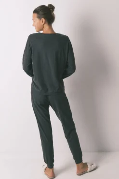 Pijama comprido de algodão cinza Bugs Bunny