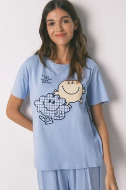 Pijama comprido de manga curta SmileyWorld®
