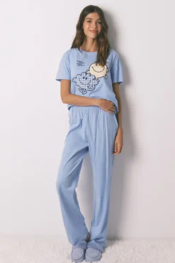 Pijama comprido de manga curta SmileyWorld®