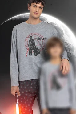 Pijama comprido estampado Star Wars para homem