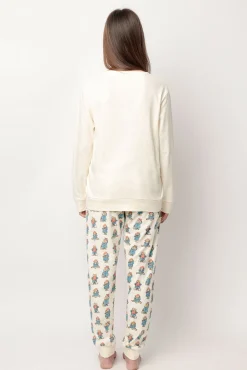 Pijama comprido estampado Paddington para mulher