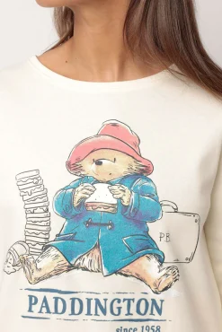 Pijama comprido estampado Paddington para mulher